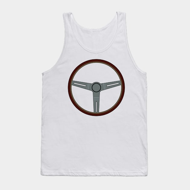 Steering Wheel Car Driving Tank Top by FlashDesigns01